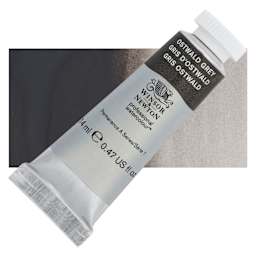 Winsor & Newton Professional Watercolor - Ostwald Gray, 14 ml Tube and swatch