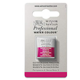 Winsor & Newton Professional Watercolor - Quinacridone Magenta, Half Pan