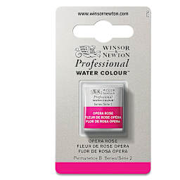 Winsor & Newton Artists' Watercolor - Opera Rose, Half Pan