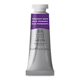 Winsor & Newton Professional Watercolor - Permanent Mauve, 14 ml Tube