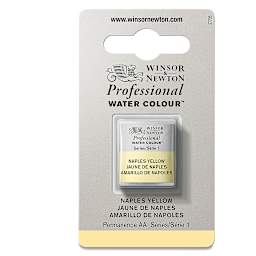 Winsor & Newton Professional Watercolor - Naples Yellow, Half Pan