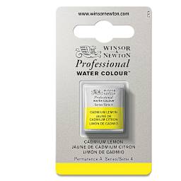 Winsor & Newton Professional Watercolor - Cadmium Lemon, Half Pan