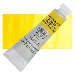 Winsor & Newton Professional Watercolor - Aureolin Hue, 5 ml tube and swatch