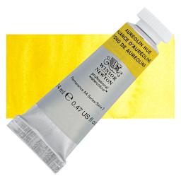 Winsor & Newton Professional Watercolor - Aureolin Hue, 14 ml Tube and swatch