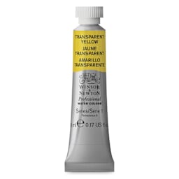 Winsor & Newton Professional Watercolor - Transparent Yellow, 5 ml Tube