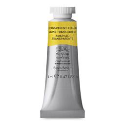 Winsor & Newton Professional Watercolor - Transparent Yellow, 14 ml tube
