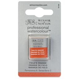Winsor & Newton Professional Watercolor - Field's Orange, Half Pan