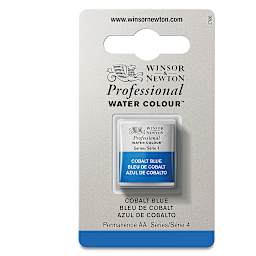 Winsor & Newton Professional Watercolor - Cobalt Blue, Half Pan