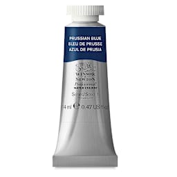 Winsor & Newton Professional Watercolor - Prussian Blue, 14 ml Tube