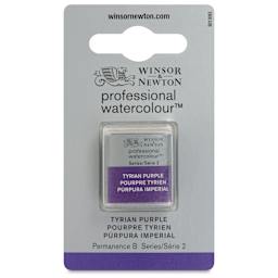 Winsor & Newton Professional Watercolor - Tyrian Purple, Half Pan