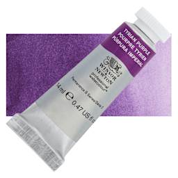 Winsor & Newton Professional Watercolor - Tyrian Purple, 14 ml Tube and swatch