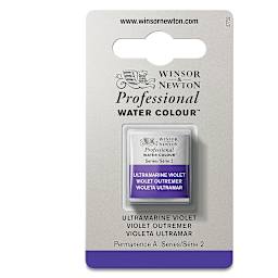 Winsor & Newton Professional Watercolor - Ultramarine Violet, Half Pan