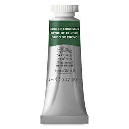 Winsor & Newton Professional Watercolor - Oxide of Chromium, 14 ml Tube