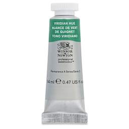 Winsor & Newton Professional Watercolor - Viridian Hue, 14 ml Tube