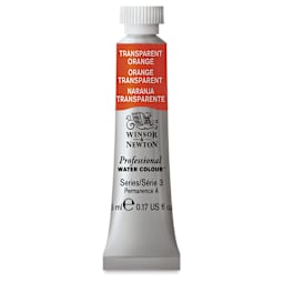 Winsor & Newton Professional Watercolor - Transparent Orange, 5 ml tube