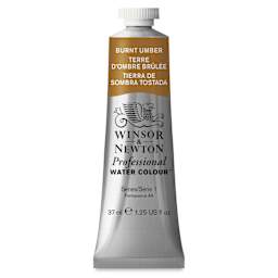 Winsor & Newton Professional Watercolor - Burnt Umber, 37 ml tube
