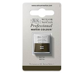 Winsor & Newton Professional Watercolor - Sepia, Half Pan