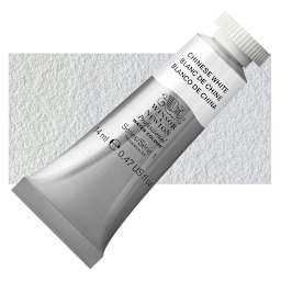 Winsor & Newton Professional Watercolor - Chinese White, 14 ml tube and swatch