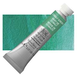 Winsor & Newton Professional Watercolor - Cobalt Green, 5 ml Tube and swatch