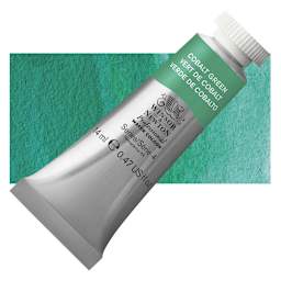 Winsor & Newton Professional Watercolor - Cobalt Green, 14 ml tube and swatch