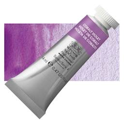 Winsor & Newton Professional Watercolor - Cobalt Violet, 14 ml Tube and swatch