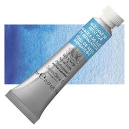 Winsor & Newton Professional Watercolor - Manganese Blue Hue, 5 ml Tube and swatch