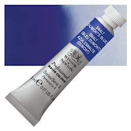 Winsor & Newton Professional Watercolor - Smalt, 5 ml Tube and swatch