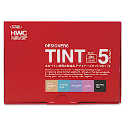 Holbein Artists' Watercolors- Set of 5, Tints, 15 ml front of package