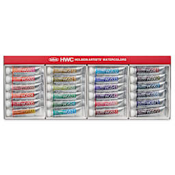 Holbein Artists' Watercolors- Granulating, Set of 24, 5 ml tubes in package