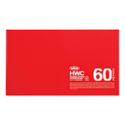 Holbein Artists' Watercolor - Assorted Colors, Set of 60, 5 ml back of box