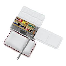 Holbein Artists' Watercolor Half Pans - Set of 12, Assorted Colors