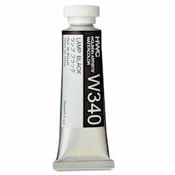 Holbein Artists' Watercolor - Lamp Black, 15 ml tube