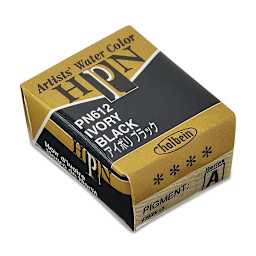 Holbein Artists' Watercolor Half Pan - Ivory Black