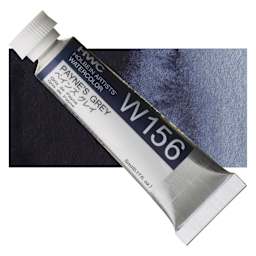 Holbein Artists' Watercolor - Payne's Grey, 5 ml tube and swatch