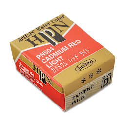 Holbein Artists' Watercolor Half Pan - Cadmium Red Light