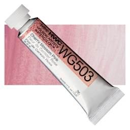 Holbein Artists' Watercolor - Cherry Blossom Pink, 5 ml tube and swatch