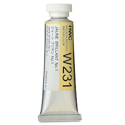Holbein Artists' Watercolor - Jaune Brilliant 1, 15 ml tube