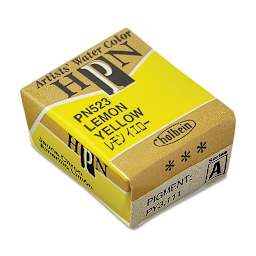 Holbein Artists' Watercolor Half Pan - Lemon Yellow