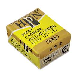 Holbein Artists' Watercolor Half Pan - Cadmium Yellow Lemon