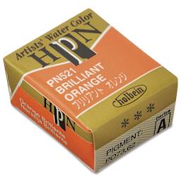 Holbein Artists' Watercolor Half Pan - Brilliant Orange