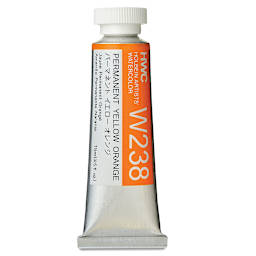 Holbein Artists' Watercolor - Permanent Yellow Orange, 15 ml tube