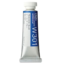 Holbein Artists' Watercolor - Peacock Blue, 15 ml tube
