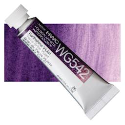 Holbein Artists' Watercolor - Earthshine Violet, 5 ml tube and swatch