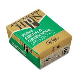 Holbein Artists' Watercolor Half Pan - Emerald Green Nova