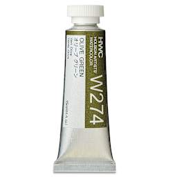 Holbein Artists' Watercolor - Olive Green, 15 ml tube