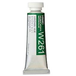 Holbein Artists' Watercolor - Viridian Hue, 15 ml tube