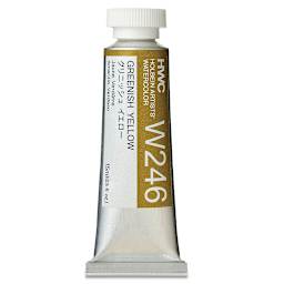 Holbein Artists' Watercolor - Greenish Yellow, 15 ml tube