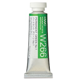 Holbein Artists' Watercolor - Permanent Green 1, 15 ml tube