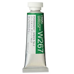 Holbein Artists' Watercolor - Permanent Green 2, 15 ml tube