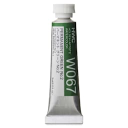Holbein Artists' Watercolor - Permanent Green 2, 5 ml Tube